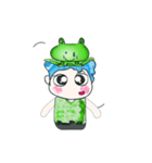 Hello my name is Hikaru. Love frog.（個別スタンプ：13）