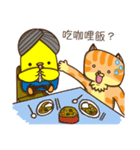 Chick and friend's daily: eat together（個別スタンプ：28）