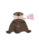 Busy Otter（個別スタンプ：13）