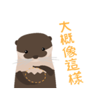 Busy Otter（個別スタンプ：22）