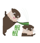 Busy Otter（個別スタンプ：35）