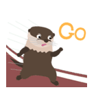 Busy Otter（個別スタンプ：40）