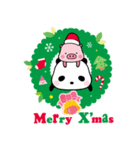 パンダと豚のクリスマス編(Ellya)（個別スタンプ：4）