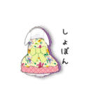 Rabbit, cute tail of the owner's（個別スタンプ：35）