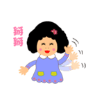 Curly head mom（個別スタンプ：5）