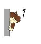 ゆるめのウルフ（個別スタンプ：9）