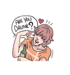 AsB - 133 Drunk with You！（個別スタンプ：5）