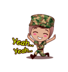 Grace The Cute Soldier（個別スタンプ：4）