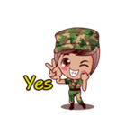 Grace The Cute Soldier（個別スタンプ：6）