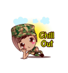 Grace The Cute Soldier（個別スタンプ：9）