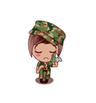 Grace The Cute Soldier（個別スタンプ：14）