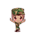 Grace The Cute Soldier（個別スタンプ：15）