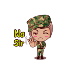 Grace The Cute Soldier（個別スタンプ：16）