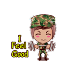 Grace The Cute Soldier（個別スタンプ：24）