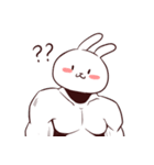 Muscle Animal (Rabbit)（個別スタンプ：4）