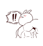 Muscle Animal (Rabbit)（個別スタンプ：5）