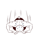 Muscle Animal (Rabbit)（個別スタンプ：7）