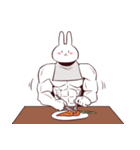 Muscle Animal (Rabbit)（個別スタンプ：13）