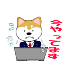 熱血会社員 柴犬ポチ（個別スタンプ：6）