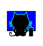 黒猫ブラ坊（個別スタンプ：32）