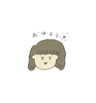 女スタンプ（個別スタンプ：1）