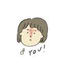 女スタンプ（個別スタンプ：15）