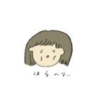 女スタンプ（個別スタンプ：16）