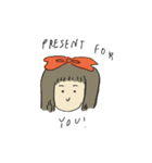 女スタンプ（個別スタンプ：24）