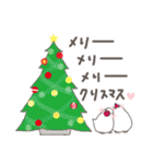 関西弁の白文鳥 冬（お正月・クリスマス）（個別スタンプ：18）