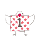 関西弁の白文鳥 冬（お正月・クリスマス）（個別スタンプ：27）
