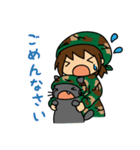 うにゅう軍曹とドラのサバゲースタンプ（個別スタンプ：11）