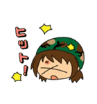 うにゅう軍曹とドラのサバゲースタンプ（個別スタンプ：20）