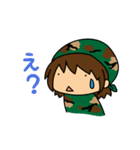 うにゅう軍曹とドラのサバゲースタンプ（個別スタンプ：27）