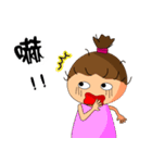 The ponytail girl's daily life.（個別スタンプ：25）