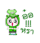 Mr. Miki. I love Frog.^__^（個別スタンプ：16）