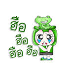 Mr. Miki. I love Frog.^__^（個別スタンプ：17）