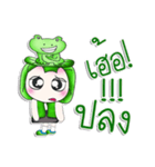 Mr. Miki. I love Frog.^__^（個別スタンプ：21）