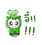 Mr. Miki. I love Frog.^__^（個別スタンプ：39）