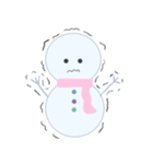 Snowman (Daily ＆ Christmas)（個別スタンプ：12）