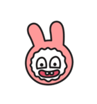 Face of PinkRabbit（個別スタンプ：1）