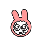 Face of PinkRabbit（個別スタンプ：9）