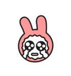 Face of PinkRabbit（個別スタンプ：10）