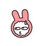 Face of PinkRabbit（個別スタンプ：13）