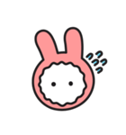 Face of PinkRabbit（個別スタンプ：17）