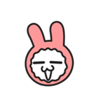 Face of PinkRabbit（個別スタンプ：20）