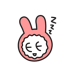 Face of PinkRabbit（個別スタンプ：22）