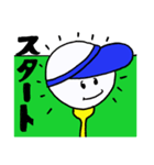 Let's go to the golf（個別スタンプ：24）