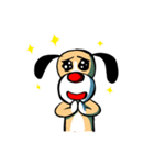 Red nose dog-(daily life)（個別スタンプ：23）