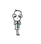 A Man in a Blue Tie（個別スタンプ：18）