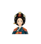 Queen of Joseon duk dik（個別スタンプ：3）